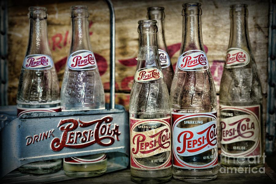 Vintage Pepsi Metal Carrier Photograph by Paul Ward