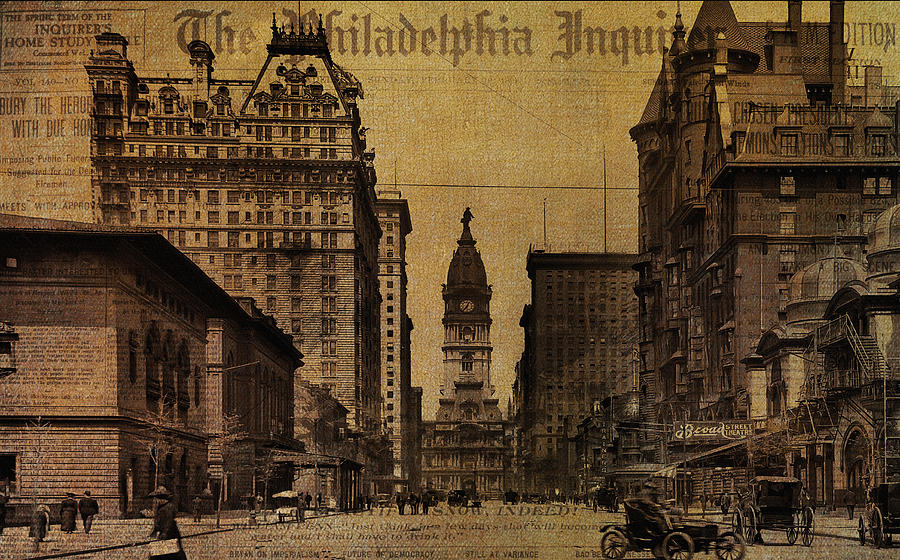 Vintage Philadelphia Photograph by Bill Cannon