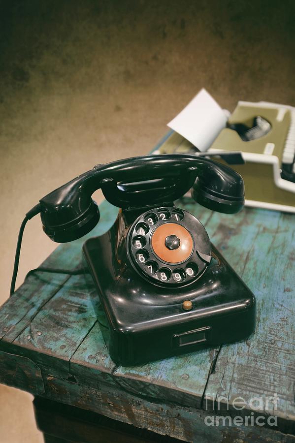 Vintage Photograph - Vintage Phone by Carlos Caetano