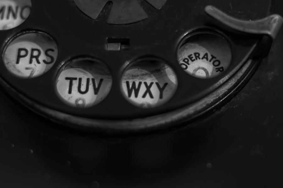 Vintage Phone Dial O Photograph by Terry DeLuco