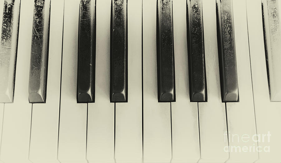 Vintage Piano Photograph by David Lichtneker