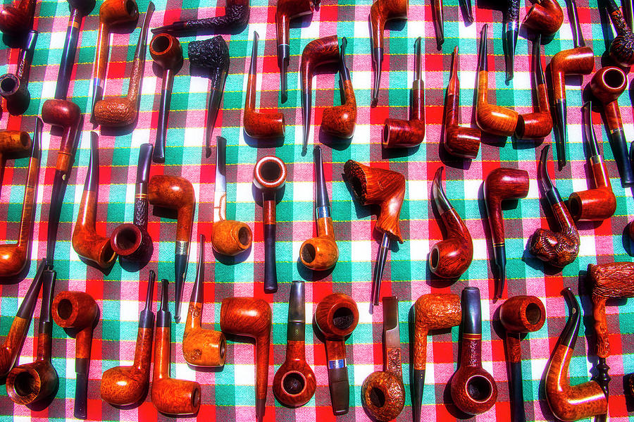Vintage Pipes Photograph by Garry Gay