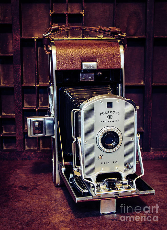 Vintage Photograph - Vintage Polaroid Land Camera, circa 1954 by Robert Anastasi