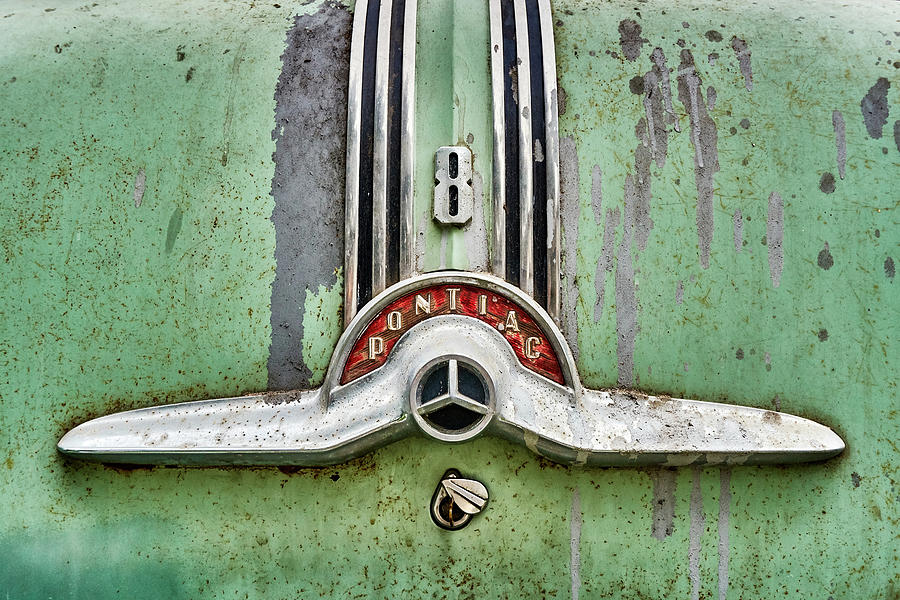 Vintage Pontiac Trunk Photograph by Jim Hughes