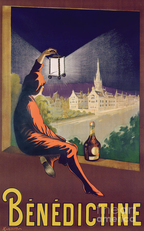 Vintage Poster advertising Benedictine liqueur Painting by Leonetto  Cappiello - Fine Art America