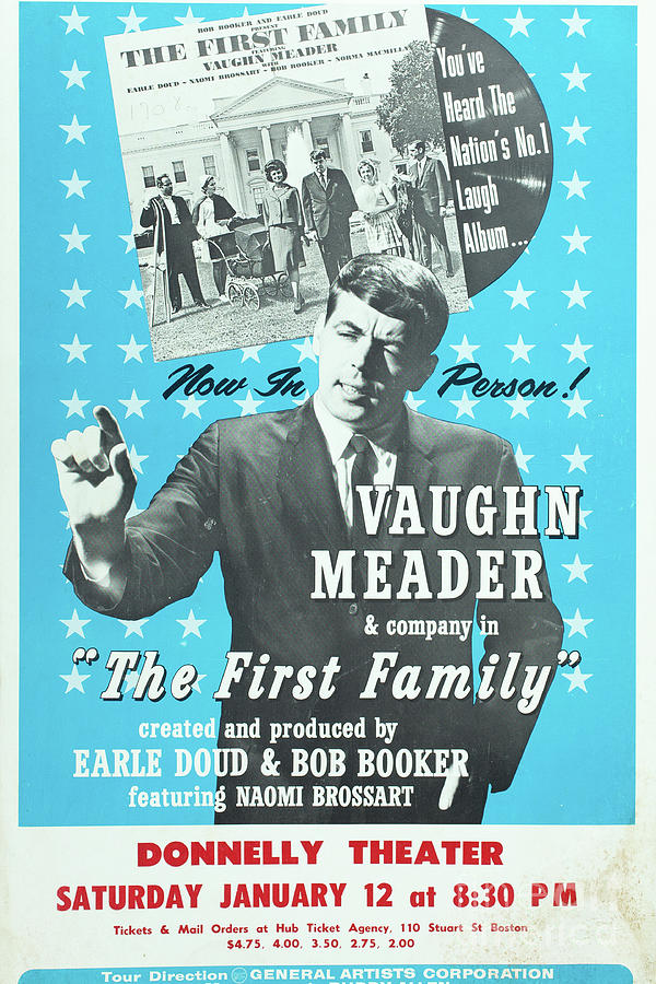 Vintage Poster for Vaughn Meader in The First Family Photograph by Edward Fielding