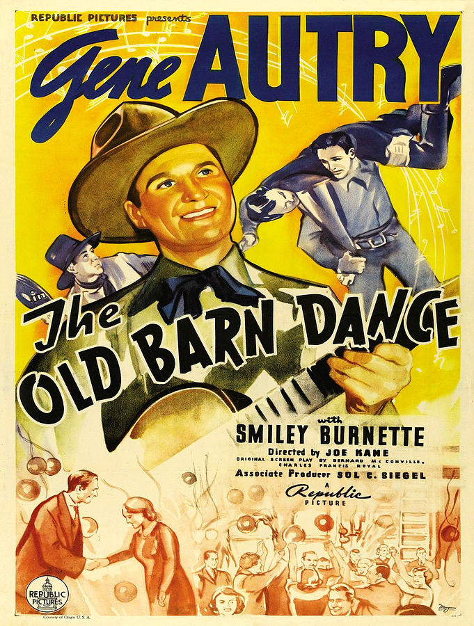 Vintage poster - The Old Barn Dance Painting by Vintage Images - Fine ...