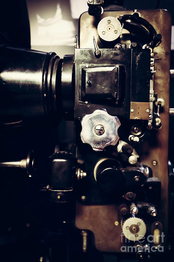 Movie Photograph - Vintage Projector From Previous Century. by Michal Bednarek Movie Photograph - Vintage Projector From Previous Century. by Michal Bednarek