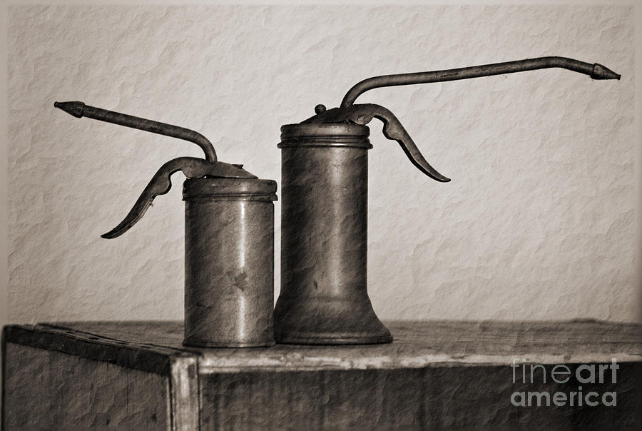 Pump Oil Cans  Photograph by Sandra Church