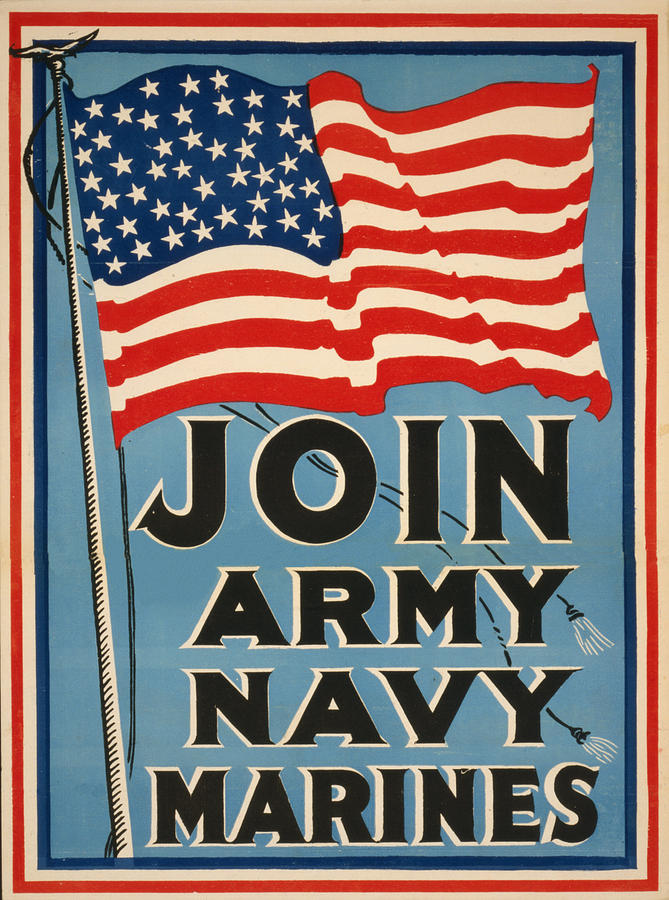Vintage Recruitment Poster Painting by Vintage Pix