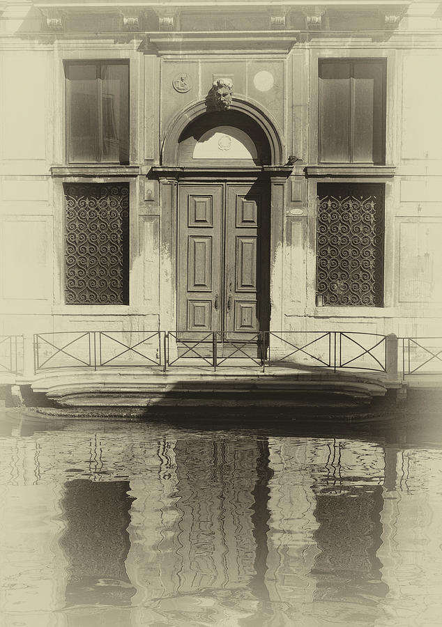 Vintage Reflection in Venice Photograph by Philip Openshaw