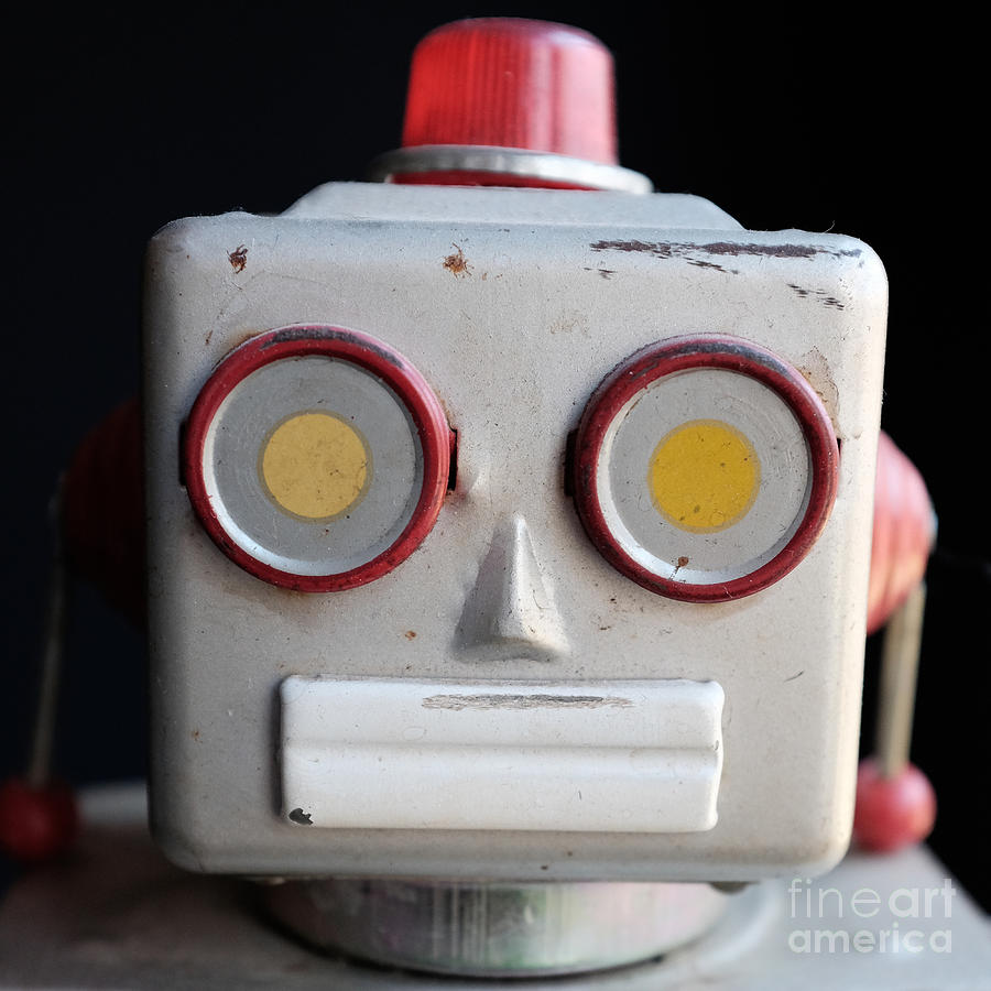 Vintage Robot 1 DT Photograph by Edward Fielding