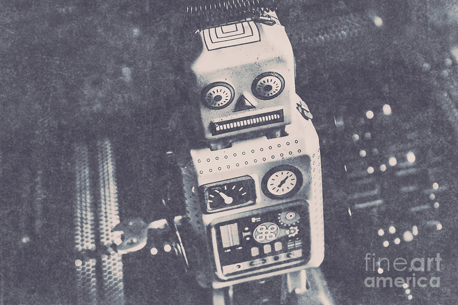  Vintage robot toy Photograph by Jorgo Photography