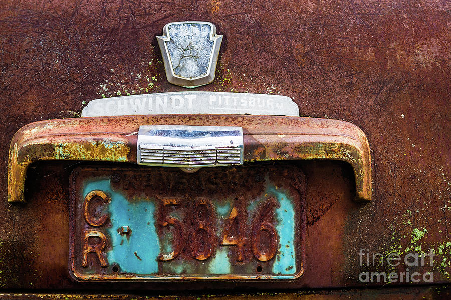 Abstract Photograph - Vintage Rust 1 by Ashley M Conger