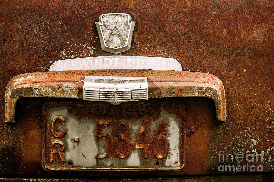 Abstract Photograph - Vintage Rust 2 by Ashley M Conger