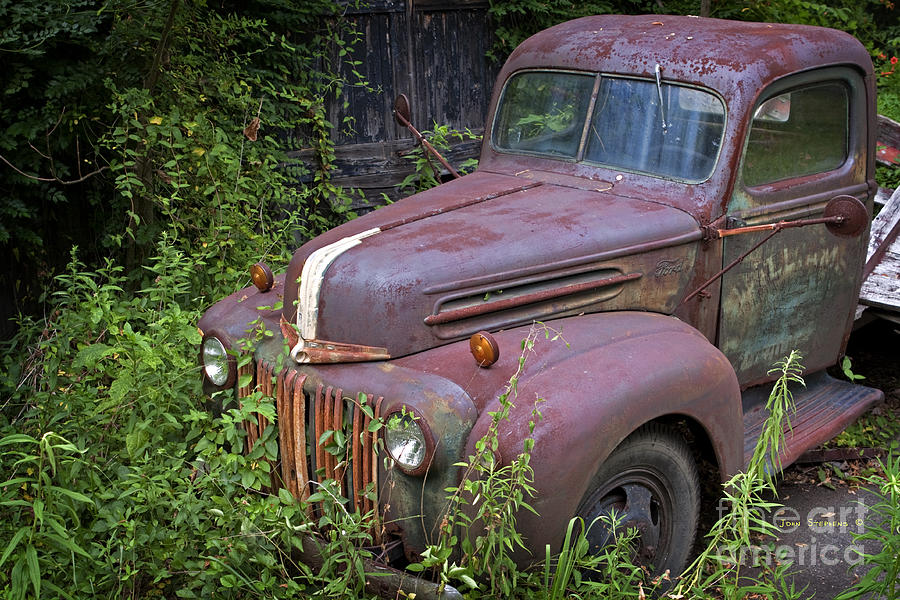 Vintage Rusty Ford Pickup Truck