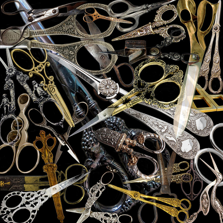 Vintage Scissors Photograph by Andrew Fare