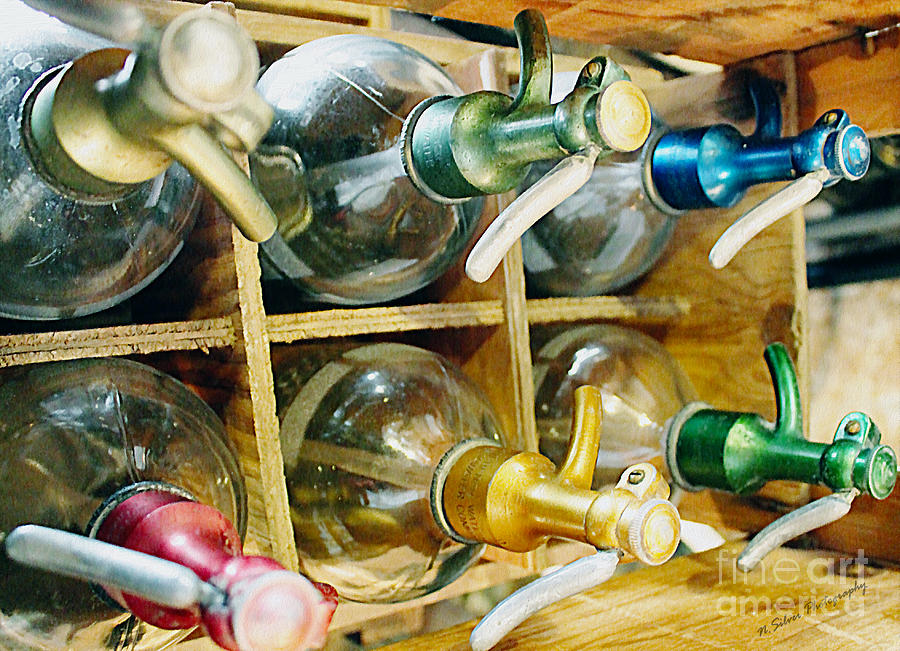 Vintage Seltzer Bottles Photograph by Nina Silver