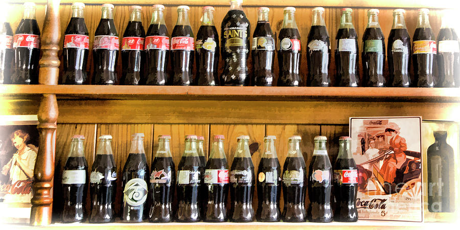 Vintage Several Beverages Coke  Photograph by Chuck Kuhn