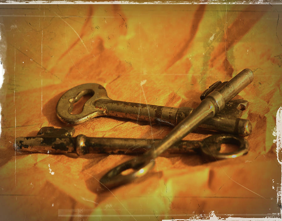 Vintage Skeleton Keys Photograph by Scott Cordell