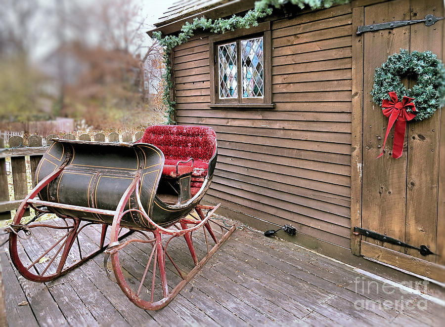 Vintage Sleigh Photograph by Janice Drew