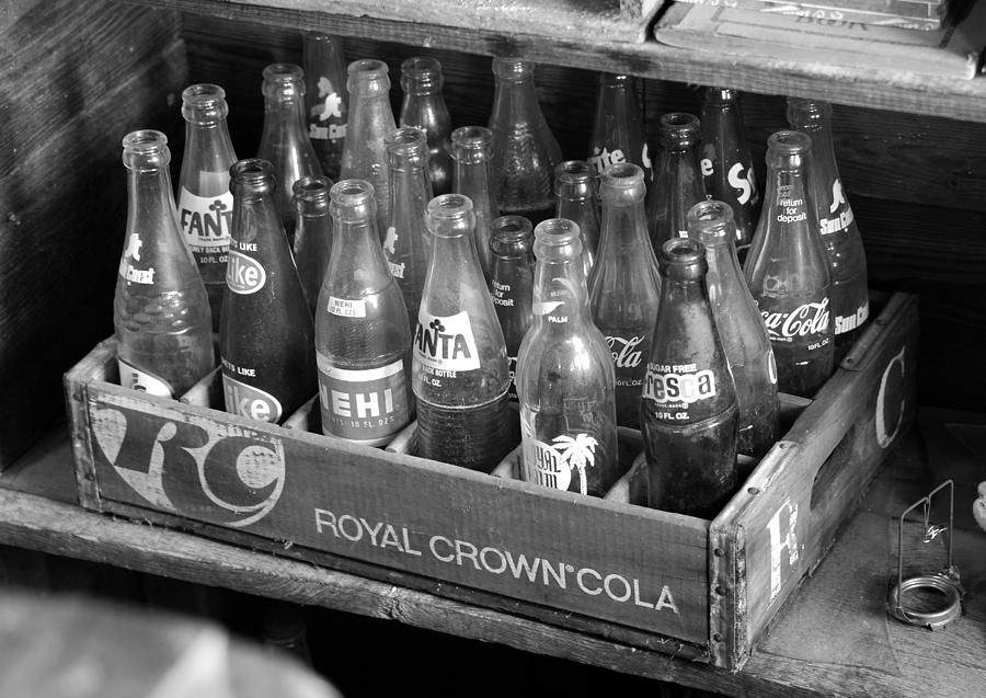 Vintage soda case  Photograph by David Lee Thompson