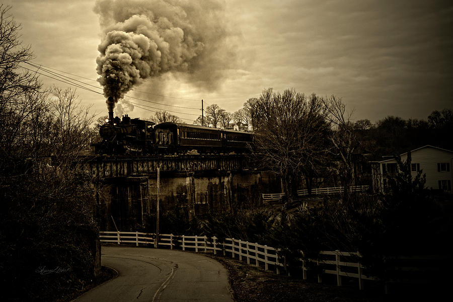 Vintage Steam Photograph by Sharon Popek