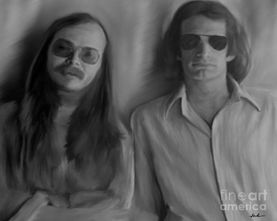 Steely Dan Painting - Vintage Steely Dan by Jack Bunds Steely Dan Painting - Vintage Steely Dan by Jack Bunds