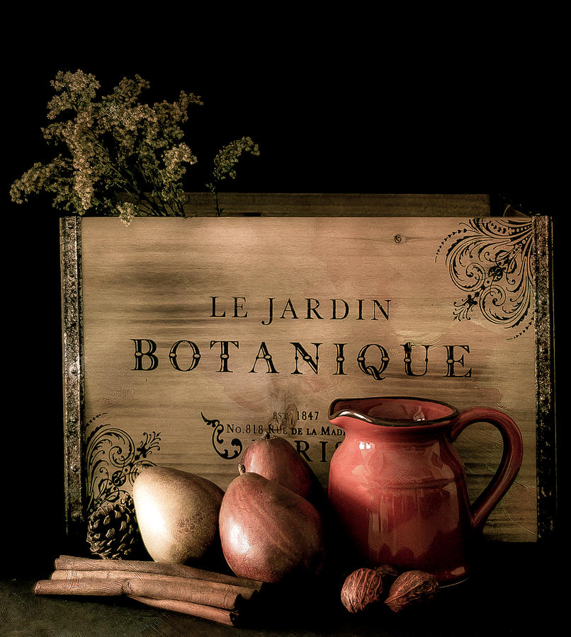 Still Life Photograph - Vintage Still Life Food and Drink by Julie Palencia