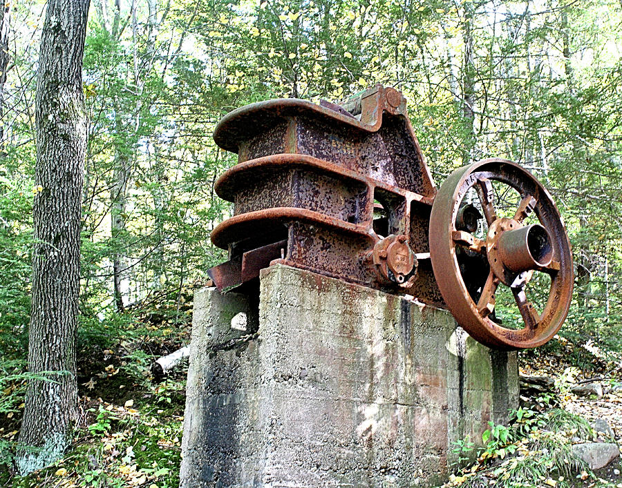 Vintage Stone Crusher Photograph by Smilin Eyes Treasures