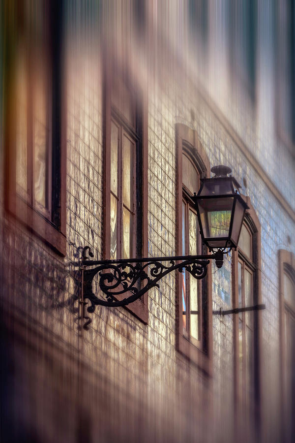 Vintage Street Lamp in Lisbon Portugal  Photograph by Carol Japp