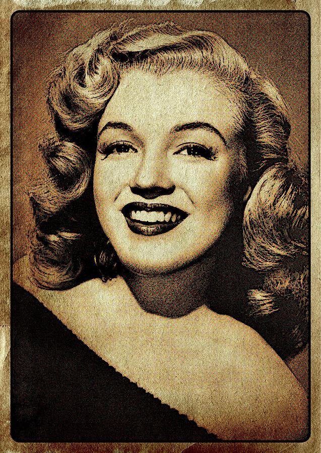 Hollywood Digital Art - Vintage Style Marilyn Monroe by Esoterica Art Agency