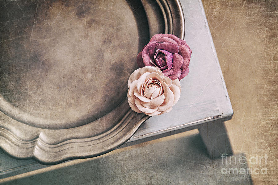 Vintage styled platter still life Photograph by Sophie McAulay