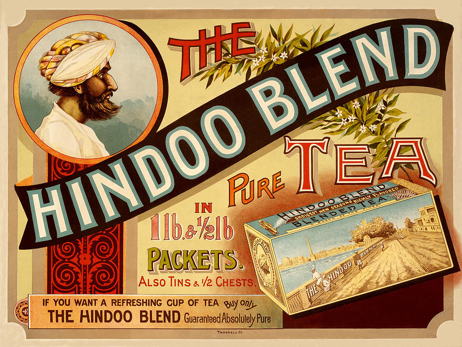 Vintage Tea Advertisement Photograph by Andrew Fare