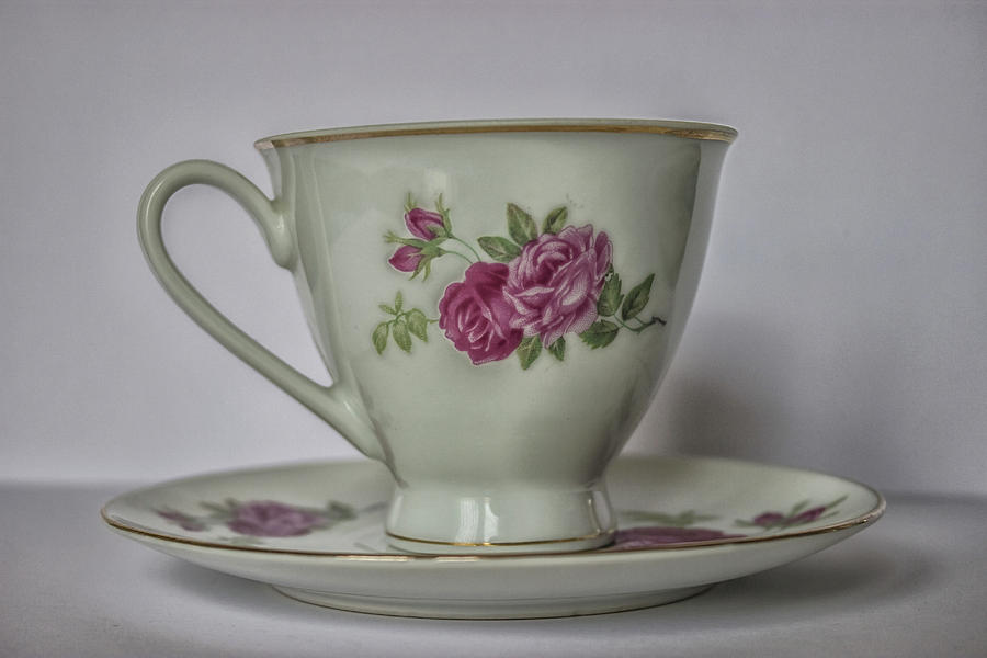 Vintage Photograph - Vintage Teacup by Martin Newman