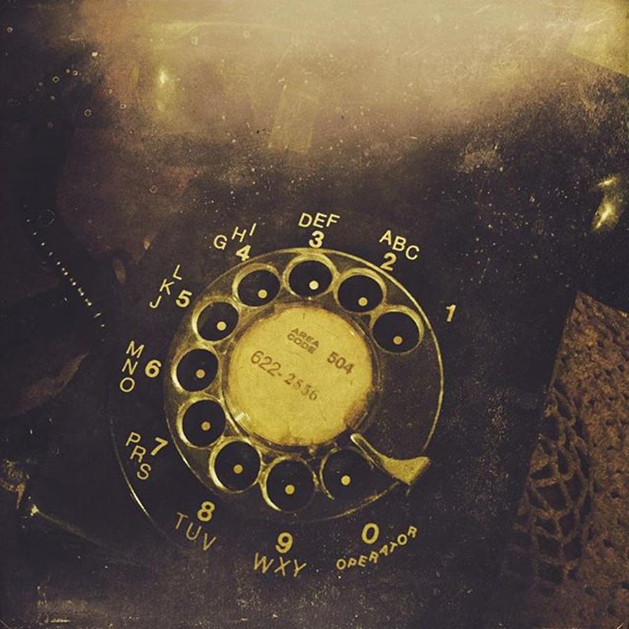 Vintage Photograph - #vintage #telephone by Joan McCool