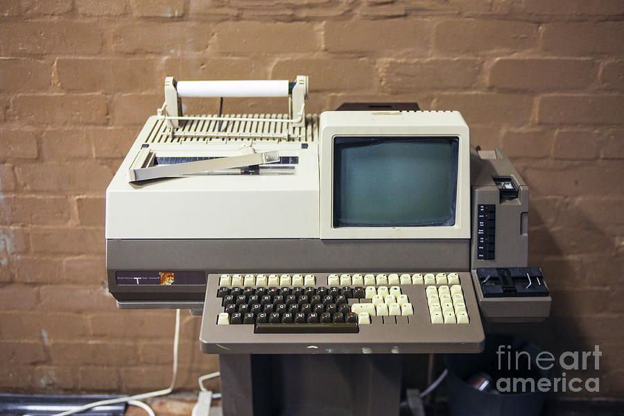 Vintage telex machine of the 1970s Photograph by Patricia Hofmeester