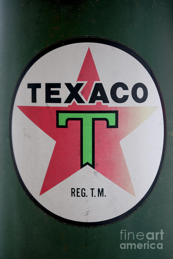 Vintage Texaco Gas Pump Photograph