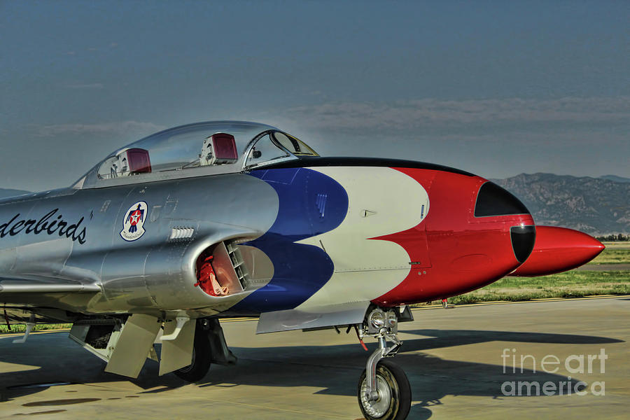 Vintage Thunderbird Photograph by Steven Parker