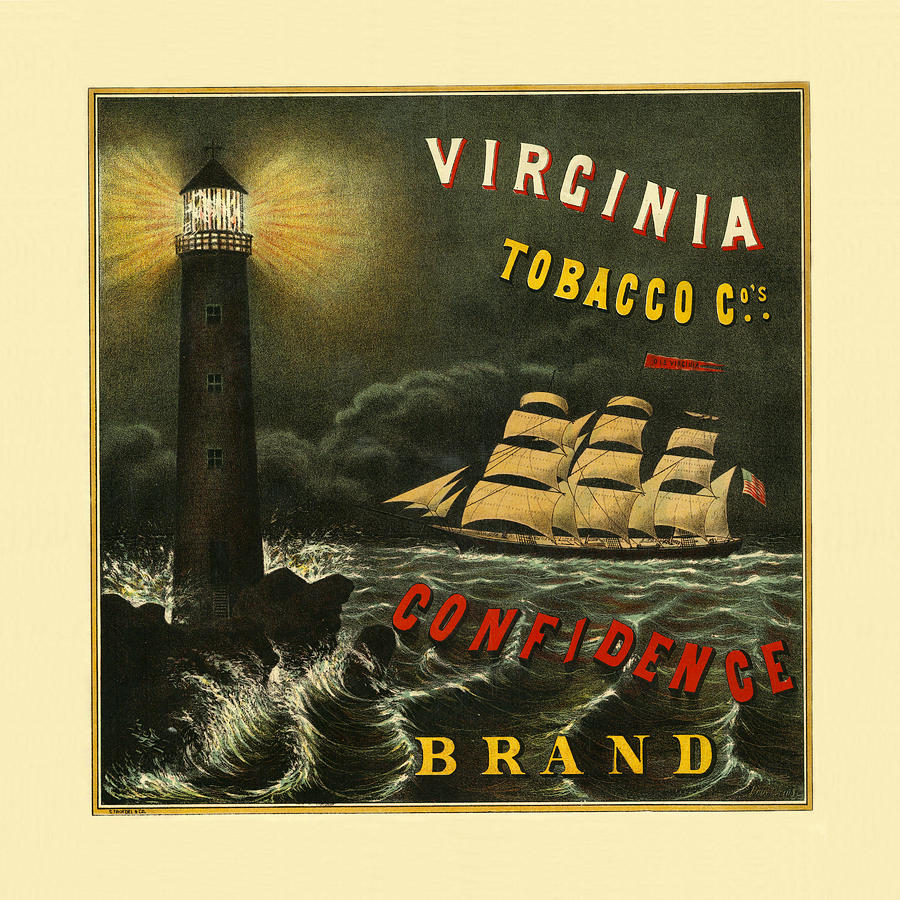 Vintage Tobacco Ad 1900 Photograph by Andrew Fare
