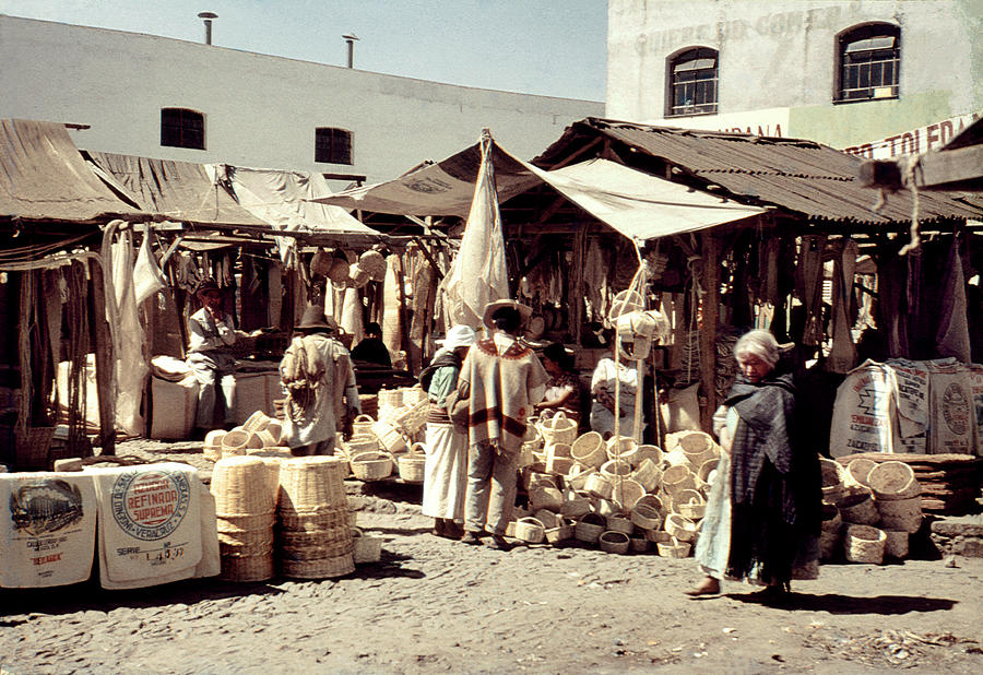 Vintage Toluca Mexico Market Photograph by Marilyn Hunt