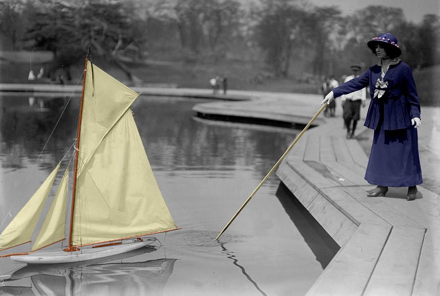 Vintage Toy Sailboat Photograph by Andrew Fare