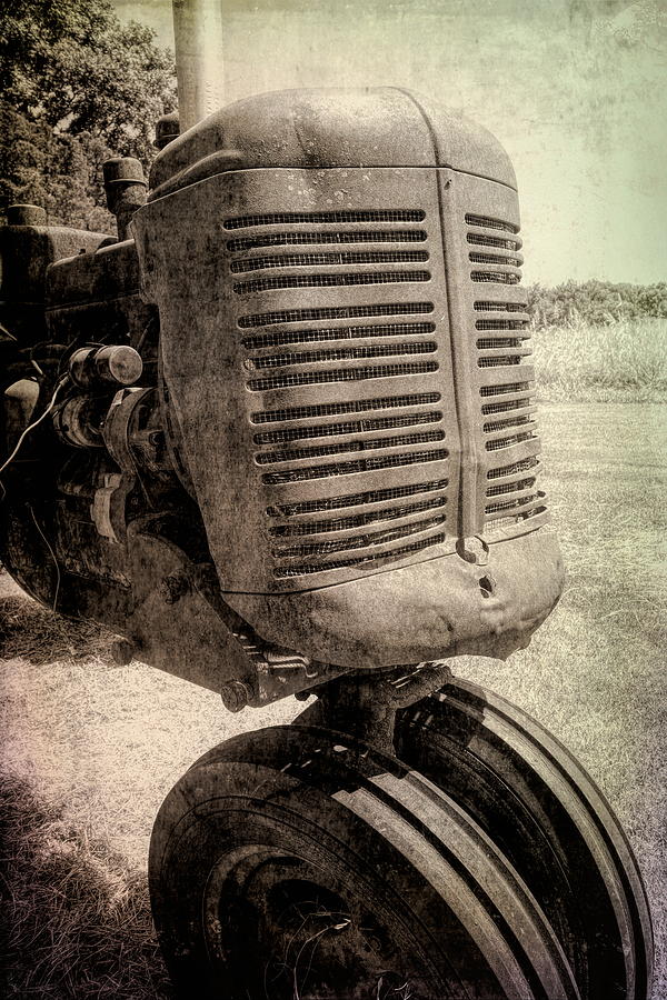 Vintage Tractor Detail Photograph by Ann Powell