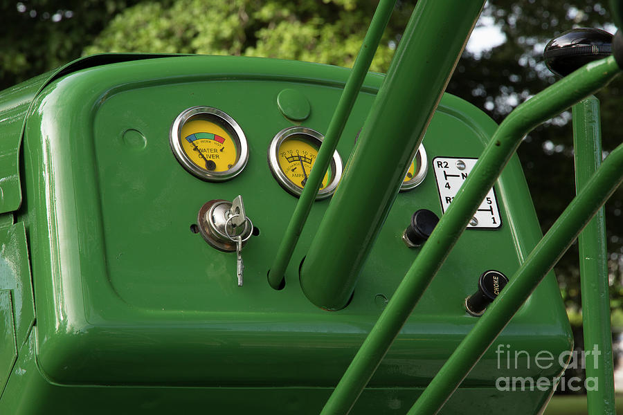 Vintage Tractor Gauges  Photograph by Mike Eingle
