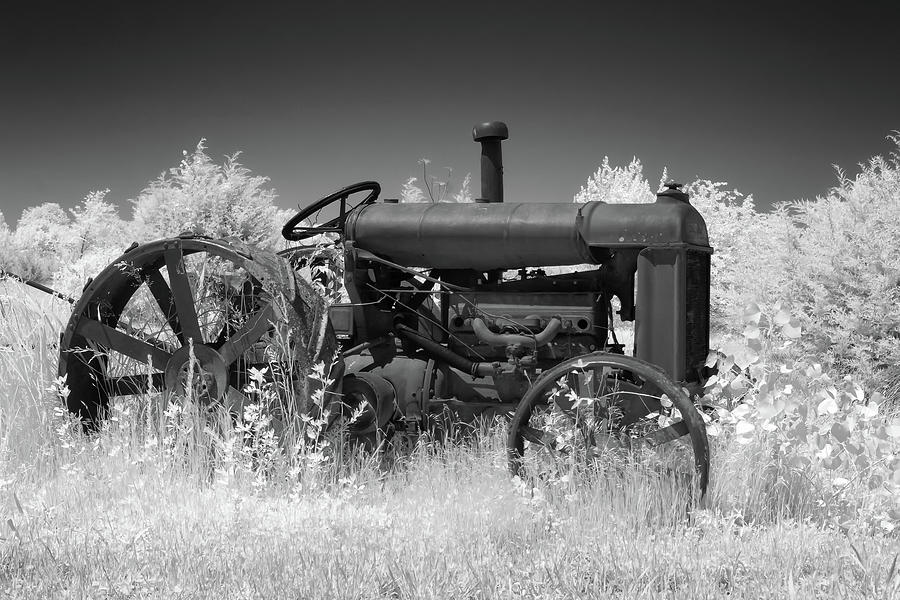 Vintage Tractor Photograph by James Barber