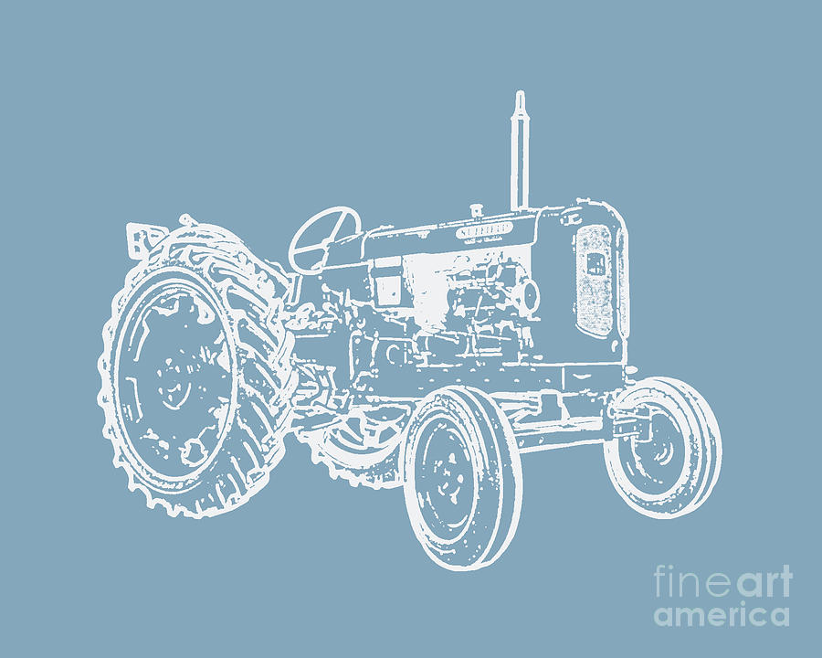 Vintage Tractor Pop Art Photograph by Edward Fielding