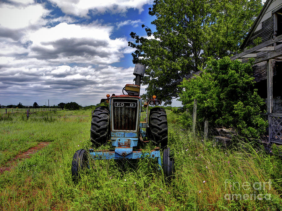Vintage Tractor Photograph by Savannah Gibbs