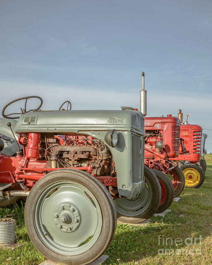 Vintage Tractors Prince Edward Island Photograph by Edward Fielding