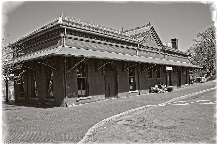 Vintage Train Station Photograph by Mike Martin