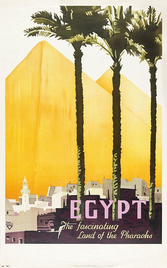 Vintage Travel Poster Painting by MotionAge Designs